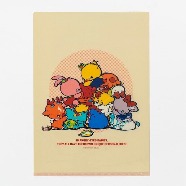 AngryBabyz アングリーベイビーズ クリアファイル 10匹 文具 アンベビ