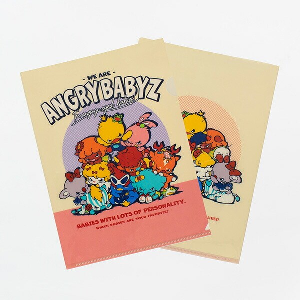 AngryBabyz アングリーベイビーズ クリアファイル 10匹 文具 アンベビ