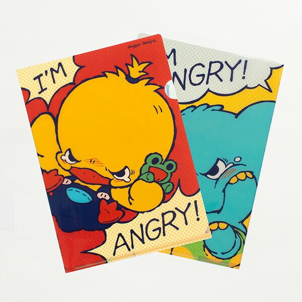 AngryBabyz アングリーベイビーズ クリアファイル 大泣き 文具 アンベビ