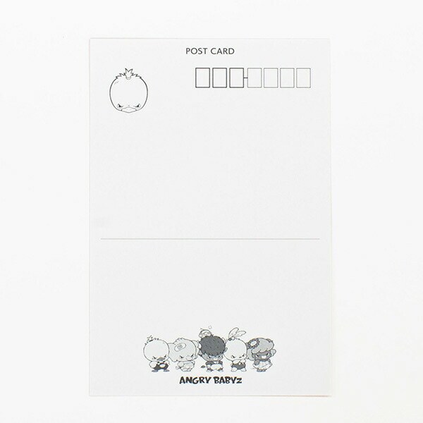 AngryBabyz アングリーベイビーズ 大泣きバフ ポストカード 文具 アンベビ