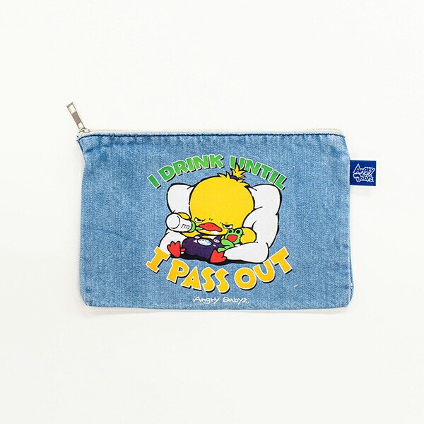 angrybabyz アンベビ ポーチ 飲んだくれ 小物入れ アパレル