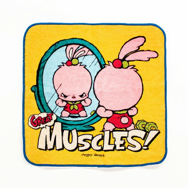 angrybabyz アンベビ ハンカチ マッスルミッシー ミニハンカチ タオルハンカチ