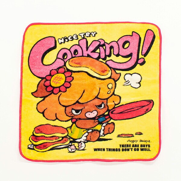 angrybabyz アンベビ ハンカチ 料理失敗ベッキー ミニハンカチ タオルハンカチ
