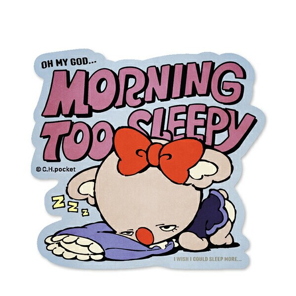 angrybabyz アンベビ ステッカー おねむサラ シール 文具 デコ カスタム