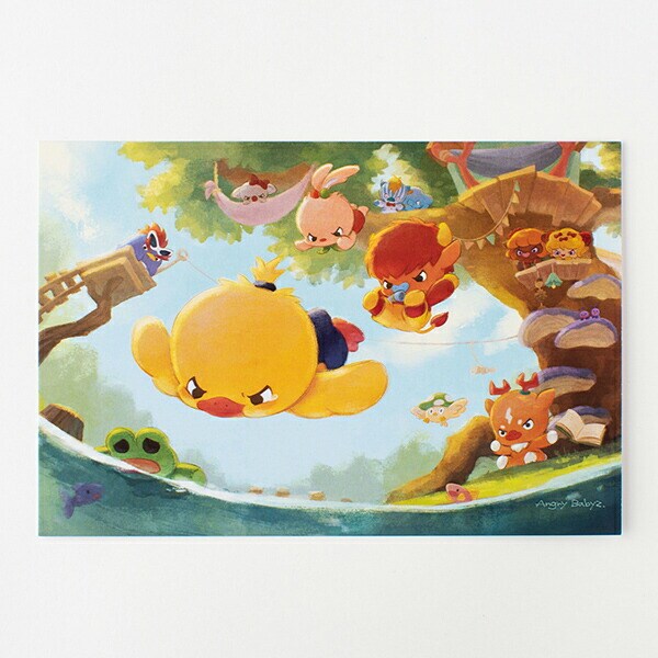 angrybabyz アンベビ ポスカ 度胸試し ハガキ 文具