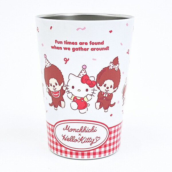 モンチッチ ×サンリオキャラクターズ 2WAY真空二重タンブラー(M) パーティー コップ ランチ Sanrio