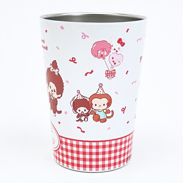 モンチッチ ×サンリオキャラクターズ 2WAY真空二重タンブラー(M) パーティー コップ ランチ Sanrio