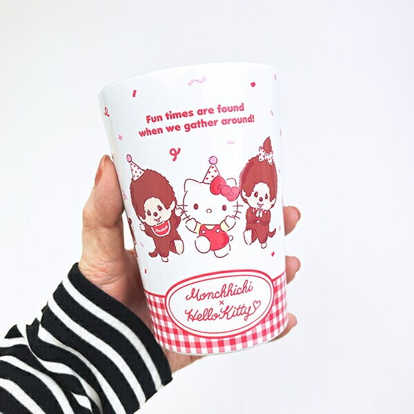 モンチッチ ×サンリオキャラクターズ 2WAY真空二重タンブラー(M) パーティー コップ ランチ Sanrio