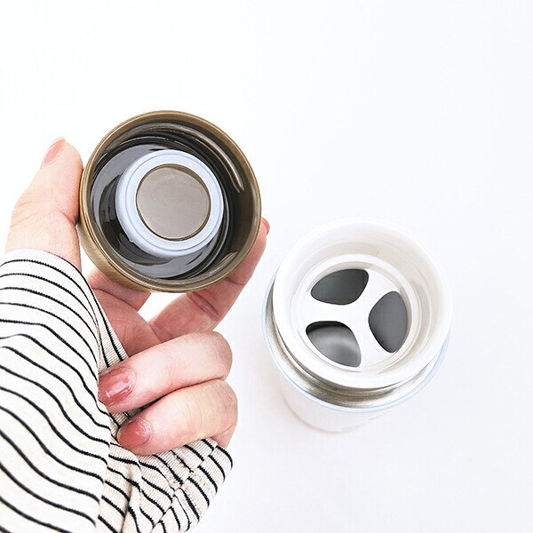 モンチッチ ステンレスボトル(300ml)  ギンガムチェック (おすわり) 水筒 ランチ