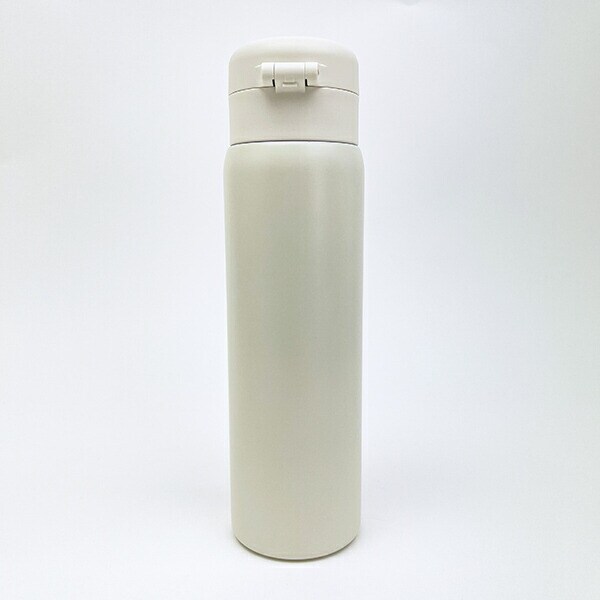 タヌキとキツネ ナチュラル ステンレスワンプッシュボトル (480ml) 水筒 ランチ