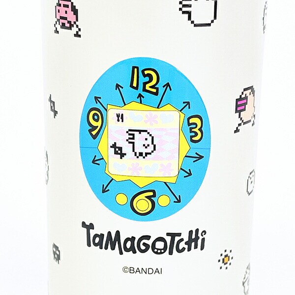 たまごっち ステンレスワンプッシュボトル (350ml) ドット 水筒 ランチ