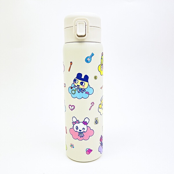 たまごっち ステンレスワンプッシュボトル (480ml) ぷちぷちおみせっち 水筒 ランチ