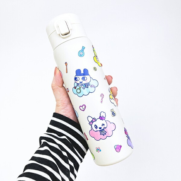 たまごっち ステンレスワンプッシュボトル (480ml) ぷちぷちおみせっち 水筒 ランチ