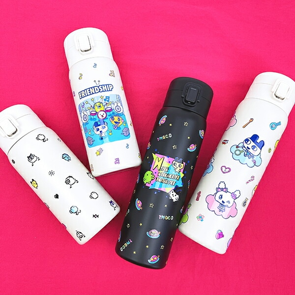 たまごっち ステンレスワンプッシュボトル (480ml) ぷちぷちおみせっち 水筒 ランチ