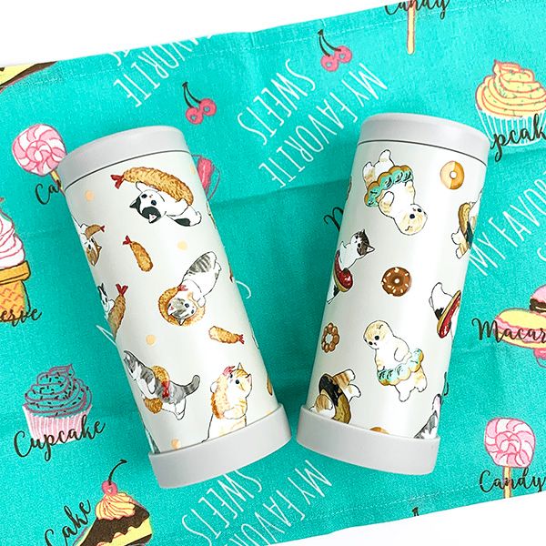 mofusand もふさんど マルチステンレスボトル 580ml（えびにゃん） ボトルホルダー タンブラー 水筒 キッチン