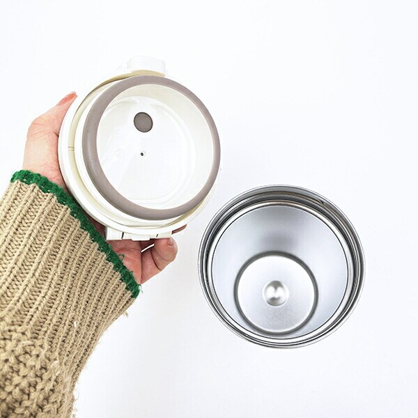 モフサンド ステンレスワンプッシュタンブラー (370ml) 出発進行 コップ ランチ mofusand