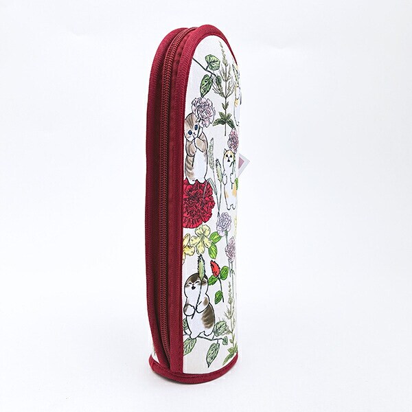 モフサンド ×日比谷花壇 ソフトボトルケース カーネーション mofusand