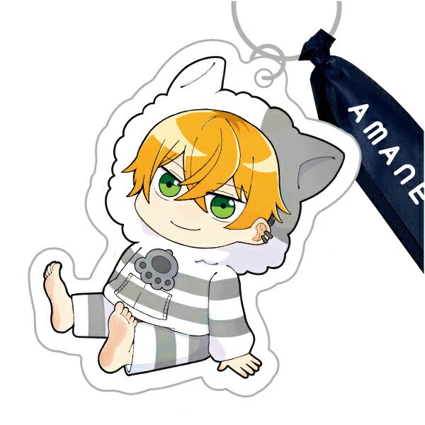 雅楽代アマネ アクリルキーホルダー 座り ウタシロ