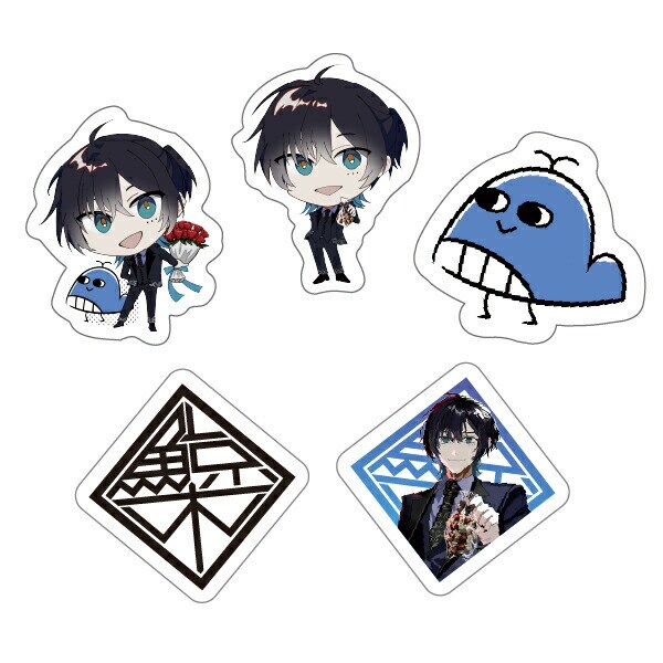 鯨木 フレークシール ステッカー