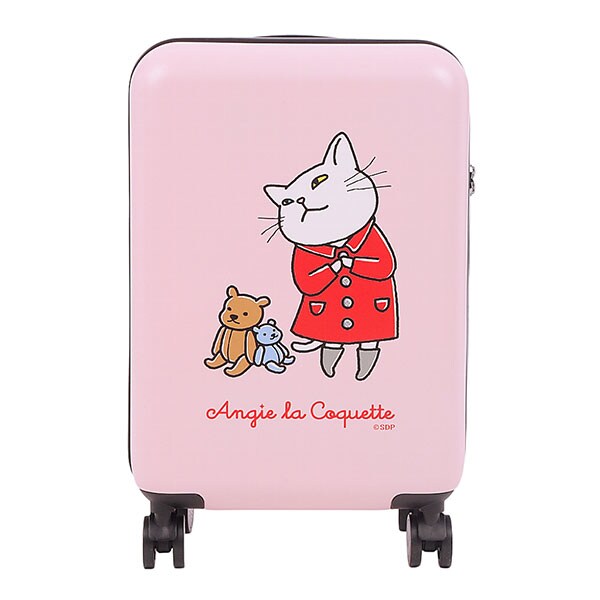 アンジー・ラ・コケット☆麗しのアンジー スーツケース キャリーケース S ピンク 機内持ち込み 軽量 40.5L
