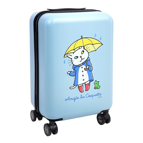 アンジー・ラ・コケット☆麗しのアンジー スーツケース キャリーケース S ブルー 機内持ち込み 軽量 40.5L