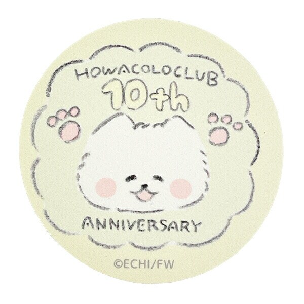 ほわころくらぶ 10周年記念 ソフトコースター ラウンド キッチン