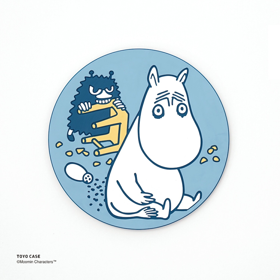 ムーミン コースターマグネット ブルー MOOMIN