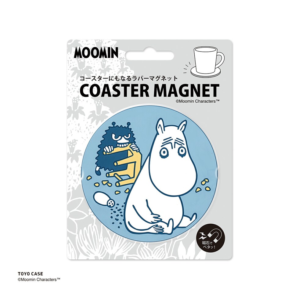 ムーミン コースターマグネット ブルー MOOMIN