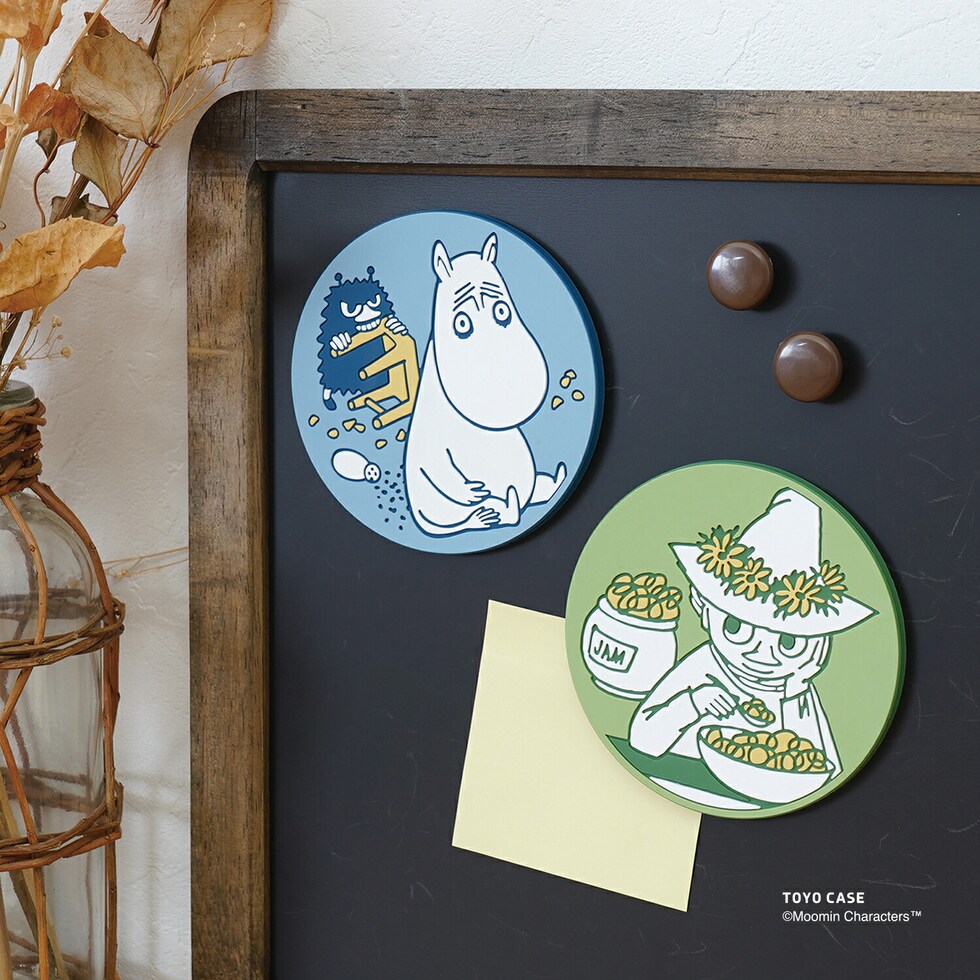 ムーミン コースターマグネット ブルー MOOMIN