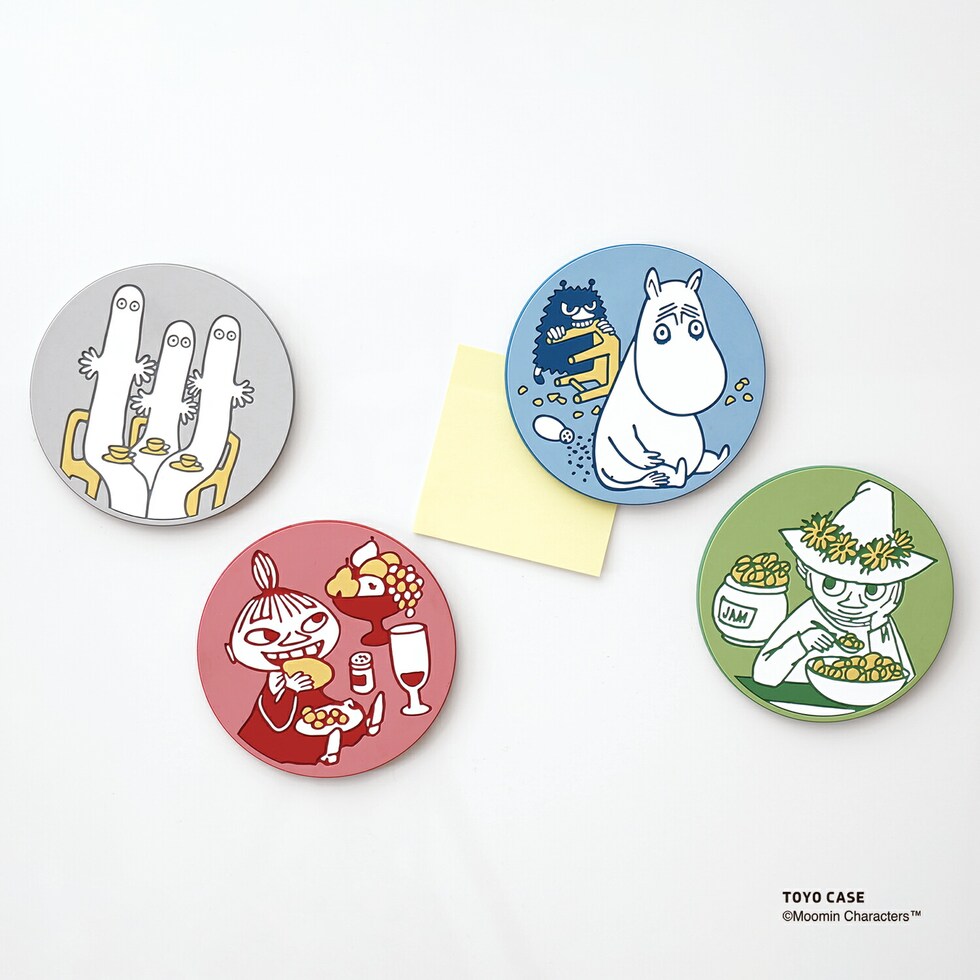 ムーミン コースターマグネット ブルー MOOMIN