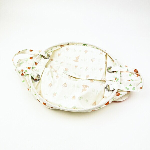 ムーミン リトルミイ チューリップ  ラウンドバスケット (ホワイト)