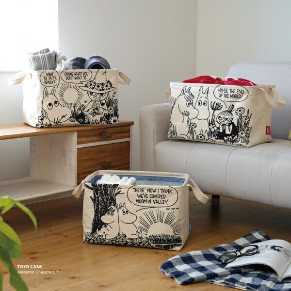 ムーミン ノルモスクエアバスケット MOOMIN