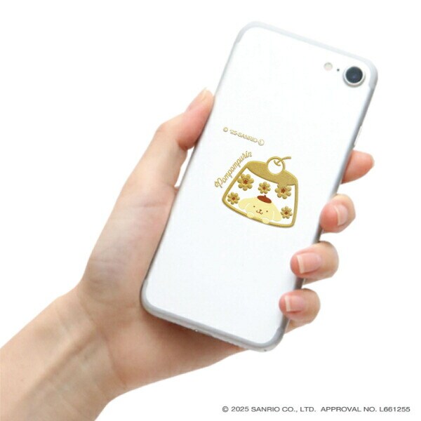 サンリオ ポムポムプリン 蒔絵シール ステッカー  Sanrio