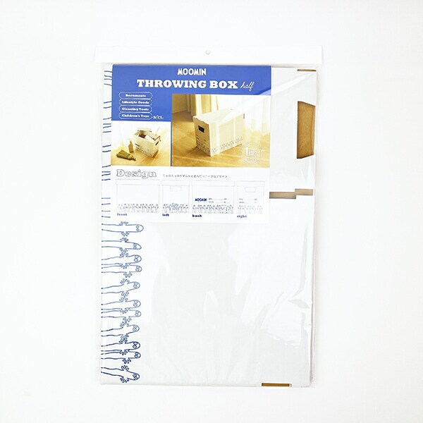 ムーミン ニョロニョロ スローイングボックスハーフ 日本製