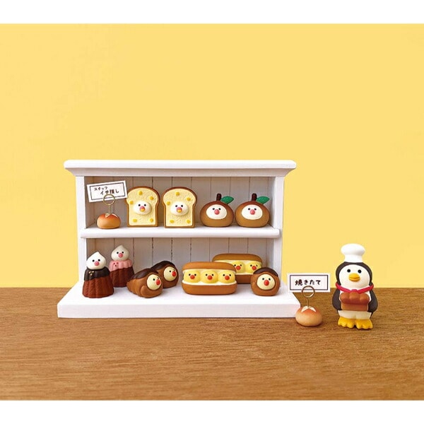 デコレ(DECOLE) コンコンブル やまねこベーカリーことりぱん パン屋の店員ペンギン フィギュア 置物
