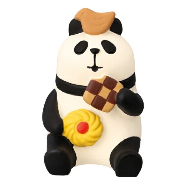 デコレ(DECOLE) コンコンブル コンコンスイーツパーラー よくばりクッキーパンダ フィギュア 置物