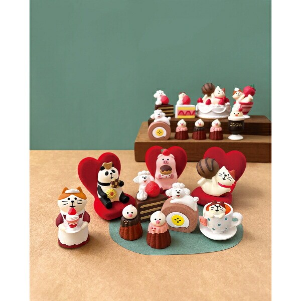 デコレ(DECOLE) コンコンブル コンコンスイーツパーラー よくばりクッキーパンダ フィギュア 置物