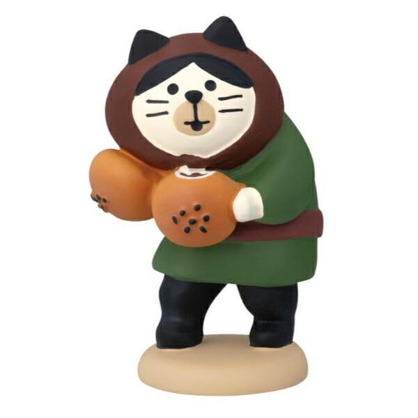 デコレ(DECOLE) コンコンブル やまねこベーカリーまったりパンまつり あんぱんどろぼう猫 フィギュア 置物