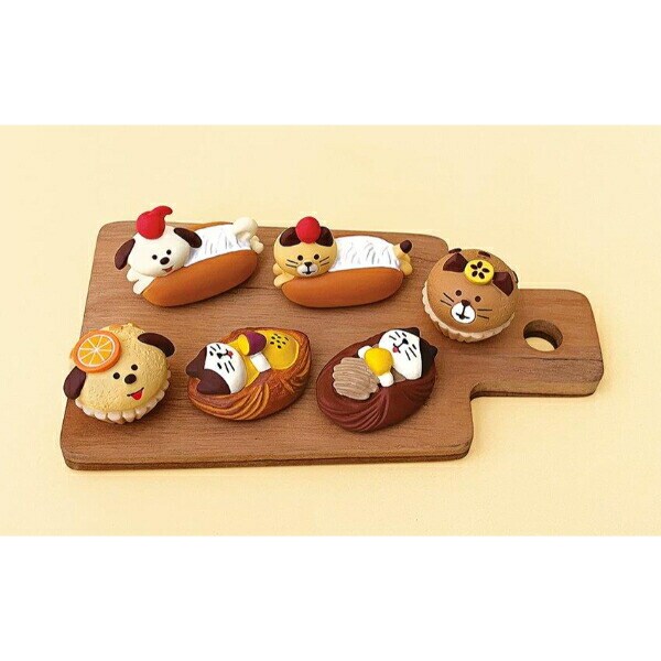 デコレ(DECOLE) コンコンブル やまねこベーカリーまったりパンまつり にゃんコッペ フィギュア 置物