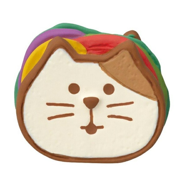 デコレ(DECOLE) コンコンブル やまねこベーカリーまったりパンまつり ねこパンサンド 野菜 フィギュア 置物