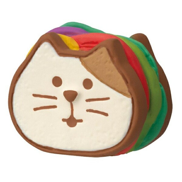 デコレ(DECOLE) コンコンブル やまねこベーカリーまったりパンまつり ねこパンサンド 野菜 フィギュア 置物