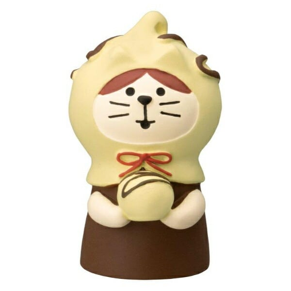 デコレ(DECOLE) コンコンブル チョコレート工場 ねこずきん ボンボンショコラ ホワイト フィギュア 置物