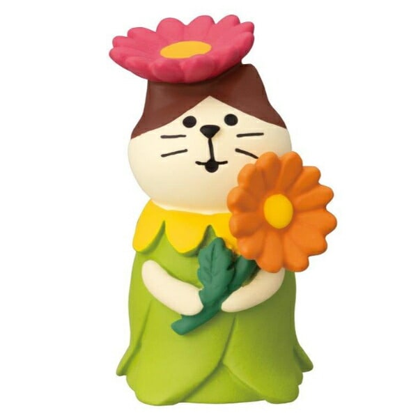 デコレ(DECOLE) コンコンブル お花の国のアリス フラワーにゃんこ ガーベラ フィギュア 置物