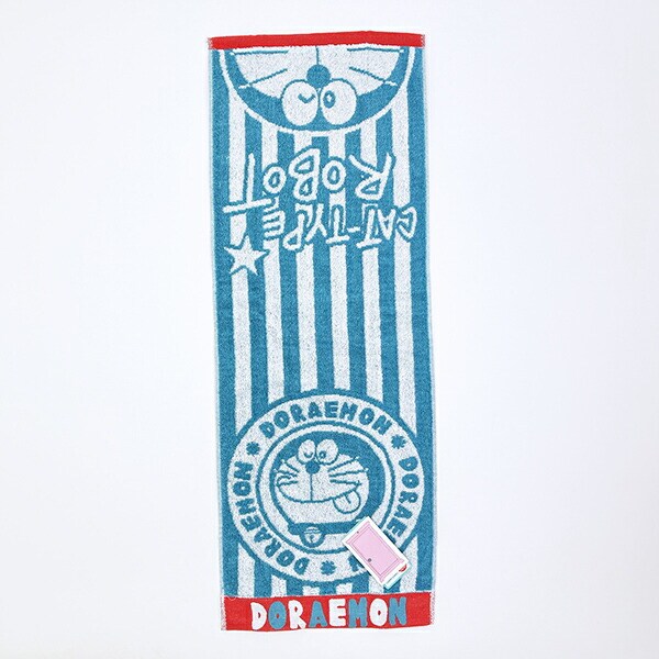 ドラえもん ステッカー コンパクトタオル 日本製