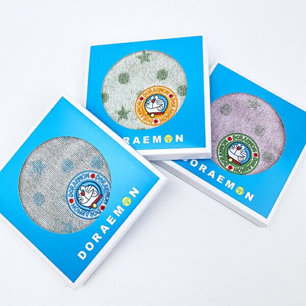 ドラえもん THEドラえもんポップ タオルハンカチ (ブルー) 日本製