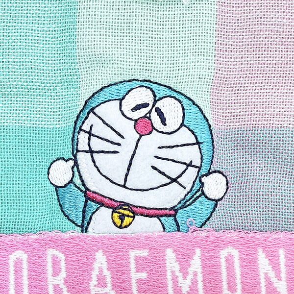 ドラえもん フルーツ フェイスタオル (ピンク)