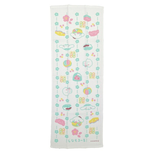 サンリオ シナモロール 和菓子 タオルてぬぐい シナモン 日本製 Sanrio