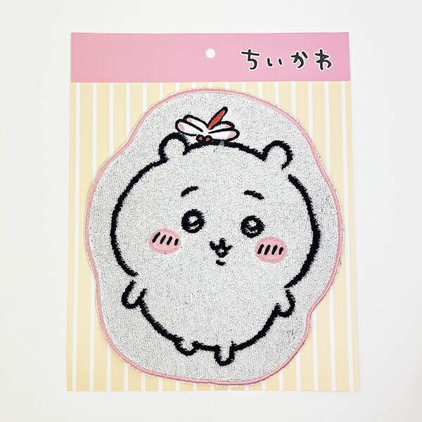 ちいかわ ダイカットタオルハンカチ(ピンク)