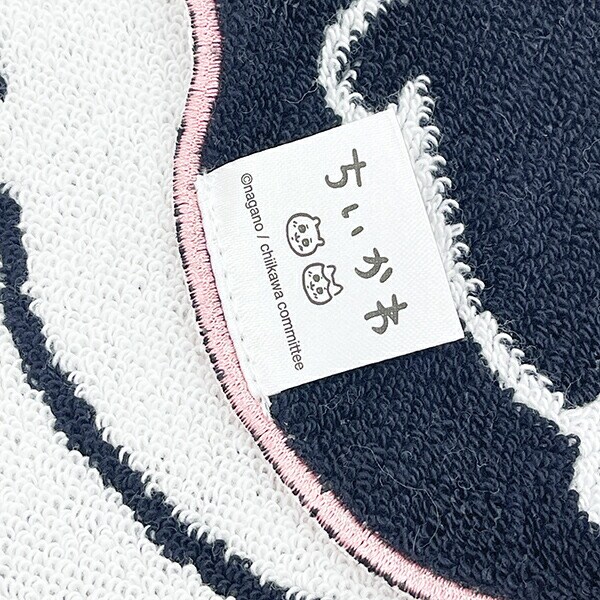 ちいかわ ダイカットタオルハンカチ(ピンク)