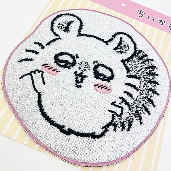 ちいかわ モモンガ ダイカットタオルハンカチ(パープル)